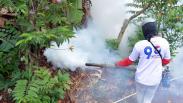 Cegah DBD, Caleg Partai Perindo Dapil Jabar V Fogging Desa Tajurhalang