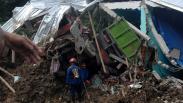 Penampakan dari Udara Dampak Longsor Gowa yang Tewaskan Puluhan Orang