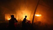 Pasar Lawang Hangus Terbakar, Kerugian Capai Ratusan Juta Rupiah