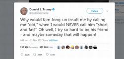 Trump Tersinggung Disebut 'Tua' oleh Kim Jong Un, tapi Ingin Berteman