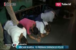 Ancam Warga Duri Selatan, Polisi Ringkus 10 Preman