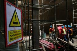 PT MRT Investigasi Musibah Beton Pembatas Ambruk 