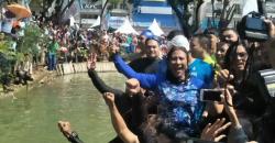 Pertandingan Renang, Menteri Susi Menang Lawan Sandiaga Uno