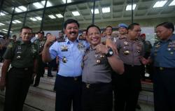 Diplomasi Kopi di Cilangkap, kala Panglima TNI Sambut Kapolri
