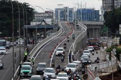 Dibuka 1 Jalur, Flyover Pancoran Diuji Coba Bertahap