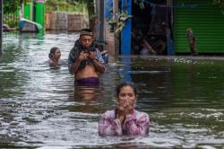 Sungai Dombo Meluap, Warga Terdampak Banjir Demak Bertambah