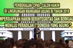 Presiden Jokowi Hadiri Pembekalan Ribuan Calon Hakim Se-Indonesia