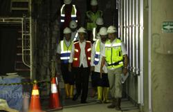 Presiden Jokowi Tinjau Perkembangan Proyek MRT