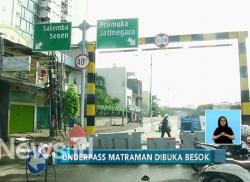 Underpass Matraman Akan Dibuka 10 April 2018