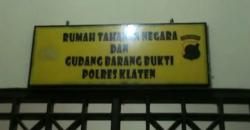 Diduga Malu, Tahanan Polsek Klaten Gantung Diri