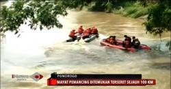 Korban Hanyut Ditemukan Tewas di Sungai Bengawan Solo