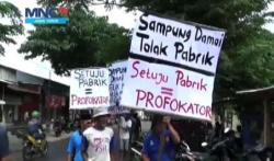 Protes Pembangunan Pabrik Gamping di Ponorogo Terus Berlanjut