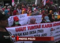 Ratusan Warga Protes Kinerja Polres Jombang