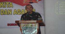 Gelar TMMD, Kodim 1704 Sorong Fokus Perbaiki Sarana di Kampung Sailala