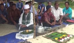 Ketua Adat Pimpin Ritual Selamatan Laut di Belitung Timur