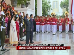 Presiden Jokowi Menerima Kunjungan Presiden Korea Selatan Moon Jae In