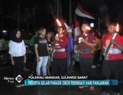 VIDEO: Sejumlah Pemuda Gelar Pawai Obor Sambut Hari PahlawanÂ 