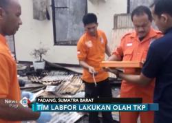 Tim Labfor Lakukan Olah TKP Mapolres Dharmasraya