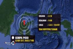 Gempa 5,2 Skala Richter Guncang Poso