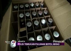 Gerebek Toko, Petugas Amankan Belasan Dus Miras