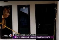 Penghuni Bertengkar, Ledakan Terjadi di Rumah Kos