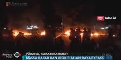 Demo Polres Kota Padang, Massa Blokade Kawasan Bypass Air Pacah