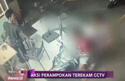 Terekam CCTV, Polisi Tangkap Pelaku Perampokan