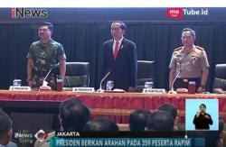 Buka Rapim TNI-Polri, Jokowi Beri Arahan pada 359 Perwira