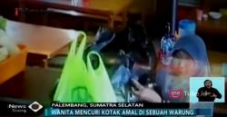 Pencuri Kotak Amal Terekam CCTV
