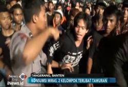 Dua Kelompok Pemuda Tawuran di Konser HUT Kabupaten Tangerang