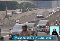 Dirazia, Pengendara Motor Tak Jera Lewati Jalan Layang Casablanka