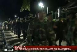 Ribuan Personel Amankan Aksi Bela Palestina di Monas