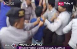 Demo Mahasiswa Tolak Impor Garam Berlangsung Ricuh