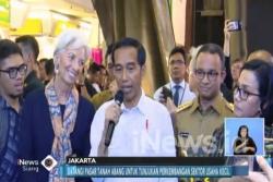 Jokowi Ajak Bos IMF Blusukan ke Tanah Abang