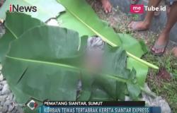 Kondisi Mengenaskan, Dua Orang Tewas Tertabrak Kereta Api