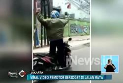 Viral di Medsos, Pemotor Berjoget Diamankan Polisi