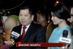 VIDEO: HT Hadiri Resepsi Pernikahan Putri Presiden Jokowi