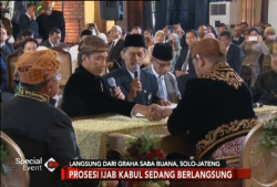 VIDEO: Ijab Kabul, Kahiyang-Bobby Sah Menjadi Suami-Istri