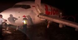 Pesawat Lion Air Tergelincir di Bandara Gorontalo