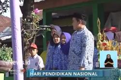 Sambut Hari Pendidikan, Siswa SD di Makassar Bertukar Peran dengan Guru