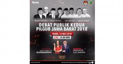 Debat Pilgub Jabar Malam Ini Disiarkan Langsung iNews