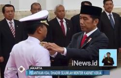 Jokowi Lantik KSAL Baru Laksamana Madya TNI Siwi Sukma Adji