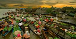 Wisata Banjarmasin, Kunjungi Pasar Terapung Lok Baintan yang Fenomenal