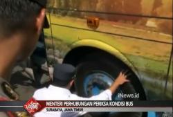 Inspeksi Mendadak Terminal Surabaya, Menhub Kecewa Bus Belum Uji Fisik