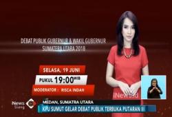 KPU Sumut Gelar Debat Publik Terbuka Putaran 3 Hari ini