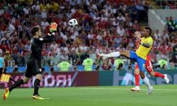 Babak I: Gol Paulinho Bawa Brasil Unggul atas Serbia