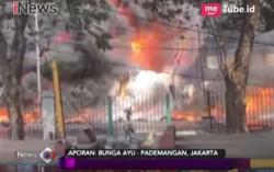 Gudang Kimia di Pademangan Terbakar, 32 Mobil Damkar Dikerahkan