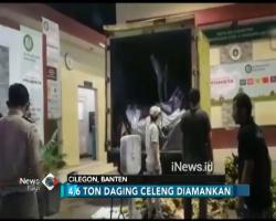 Petugas Gagalkan Penyelundupan Daging Celeng Lintas Palembang-Solo