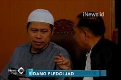 Sidang Pledoi JAD, Asludin Hatjani Tolak Tuntutan JPU