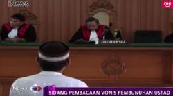 Pembunuh Ustaz di Bandung Divonis 7 Tahun Penjara